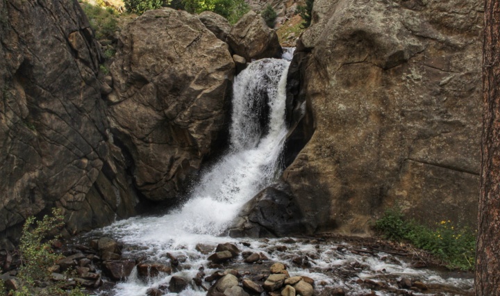 Boulder Falls, located in Boulder Canyon.
